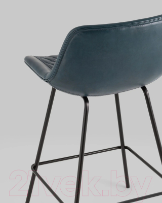 Стул барный Stool Group Деймон полубарный / AV 463-Pbl-08(PP) (экокожа темно-синий)