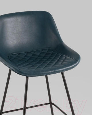 Стул барный Stool Group Деймон полубарный / AV 463-Pbl-08(PP) (экокожа темно-синий)