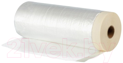 Пленка строительная Unibob С малярной лентой 1.8x33м / 49695 - фото