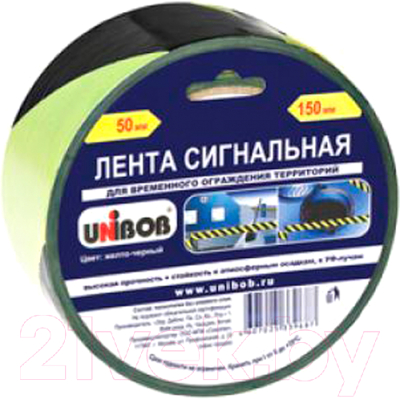 Лента сигнальная Unibob 0.05x150м / 55372.21 - фото