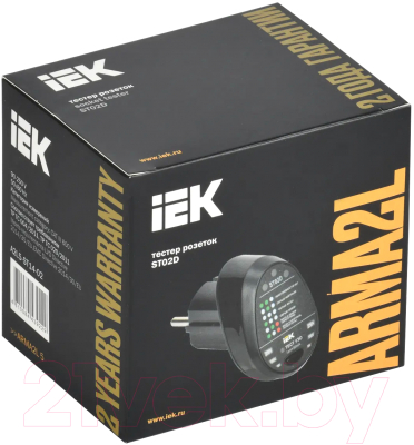 Тестер розетки IEK ST02D ARMA2L / A2L5-ST14-02
