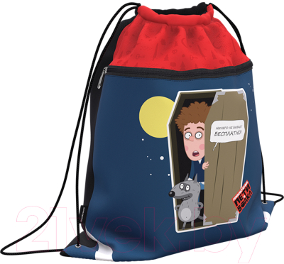 Мешок для обуви Erich Krause Приключения Пети и Волка. Погоня / 60168 - фото