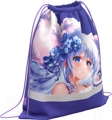 Мешок для обуви Erich Krause Kawaii Whale / 60171 - фото