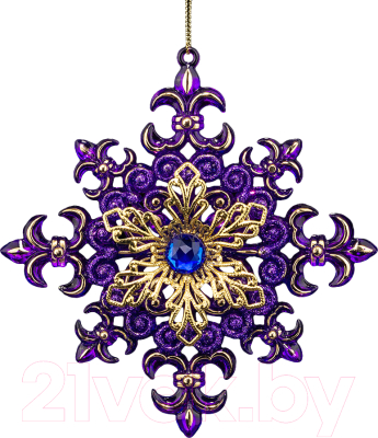 Елочная игрушка Erich Krause Decor. Снежинка чарующий Восток / 58928 - фото