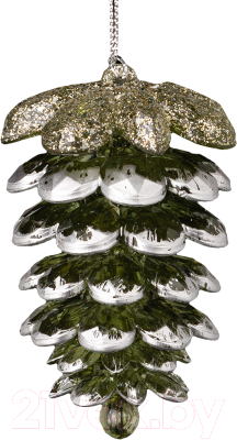 Елочная игрушка Erich Krause Decor. Шишка лесная / 58893 - фото