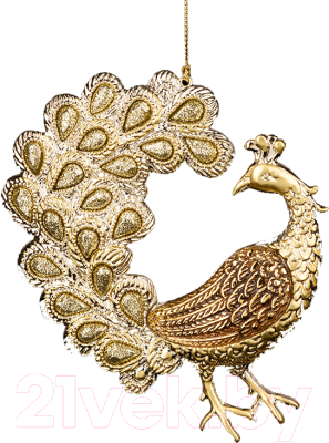 Елочная игрушка Erich Krause Decor. Павлин роскошный / 58878 - фото