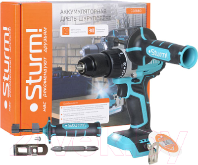 Аккумуляторная дрель-шуруповерт Sturm! CD1880