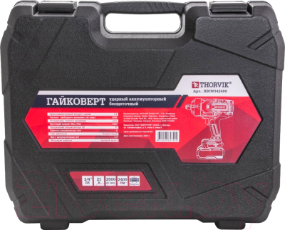 Аккумуляторный гайковерт Thorvik BBIW342400