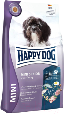 Сухой корм для собак Happy Dog Mini Senior fit & Vital / 61210 - фото