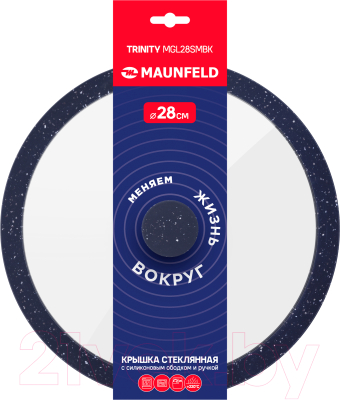 Крышка стеклянная Maunfeld Trinity MGL28SMBK