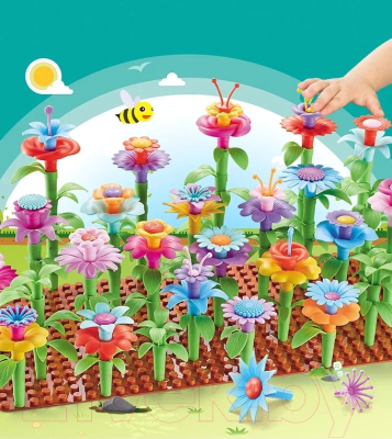 Конструктор Top Goods Цветочный сад 7104