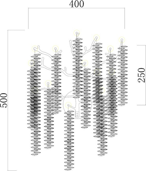 Бра Kinklight Шанти 07871D.33 (золото)