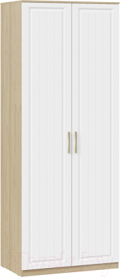 Шкаф ТриЯ Сэнди для одежды (вяз благородный/белый) - фото