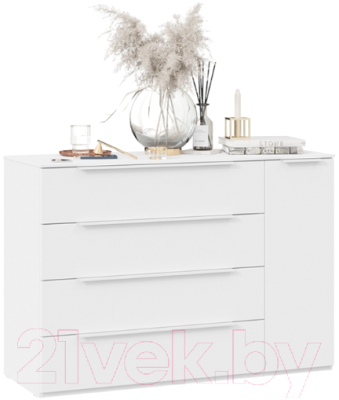 Тумба ТриЯ Порто ТД-393.04.02 (белый жемчуг/белый софт)