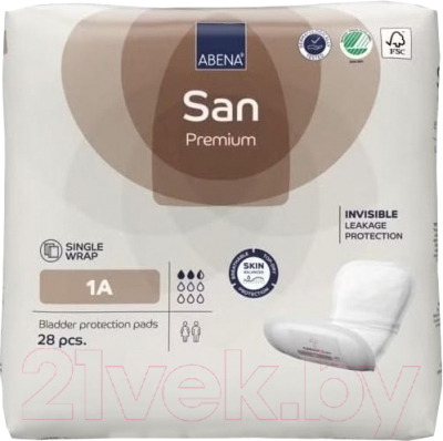 Прокладки урологические Abena San 1А Premium - фото