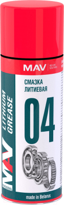 Смазка техническая MAV Литиевая аэрозоль - фото