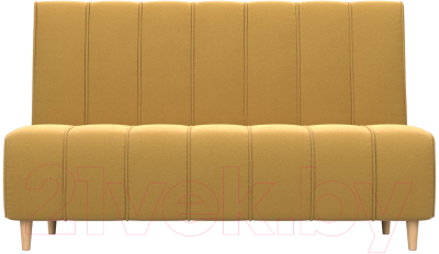 Скамья кухонная мягкая Лига Диванов Ральф / 110672 (микровельвет желтый)