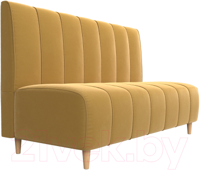 Скамья кухонная мягкая Лига Диванов Ральф / 110672 (микровельвет желтый)