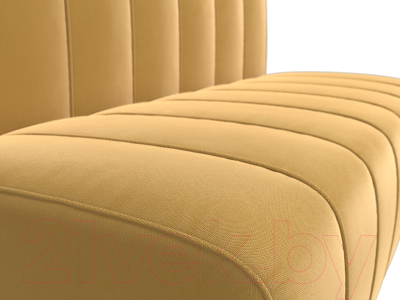 Скамья кухонная мягкая Лига Диванов Ральф / 110672 (микровельвет желтый)