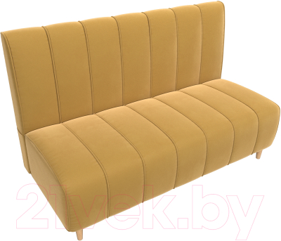 Скамья кухонная мягкая Лига Диванов Ральф / 110672 (микровельвет желтый)