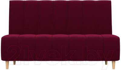 Скамья кухонная мягкая Лига Диванов Ральф / 110673 (микровельвет бордовый)