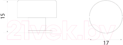 Комплект для крепления зеркал Trodos 101 D17