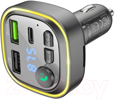 FM-модулятор Borofone BC48 + автомобильное ЗУ