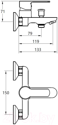 Смеситель Voda Drop DP54