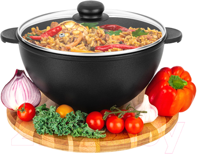 Казан Elan Gallery Гармония вкуса / 120661 (черный оникс)