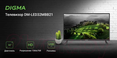 Телевизор Digma DM-LED32MBB21