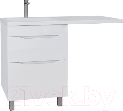 Тумба под умывальник Grossman Вилар 60 / 126011 (напольная, белый) - фото