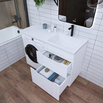 Тумба под умывальник Grossman Вилар 60 / 126011 (напольная, белый)