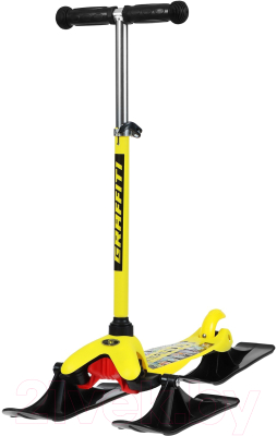Самокат-снегокат Graffiti 2 в 1. Вперед / 9105555 - фото