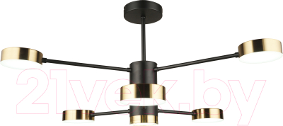 Потолочный светильник Mirastyle SX-N-4188/6 BK+GD - фото