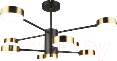 Потолочный светильник Mirastyle SX-N-4188/8 BK+GD - фото