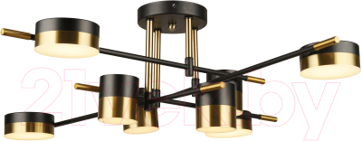 Потолочный светильник Mirastyle SX-N-4544/8 BK+GD - фото
