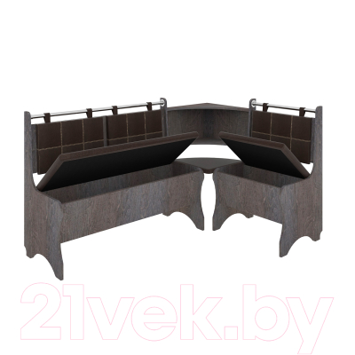 Уголок кухонный мягкий Mio Tesoro Оазис-2 108x163 (береза/коричневый)