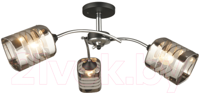 Потолочный светильник Mirastyle SX-N-3532/3 CH+BK - фото