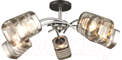 Потолочный светильник Mirastyle SX-N-3532/5 CH+BK - фото