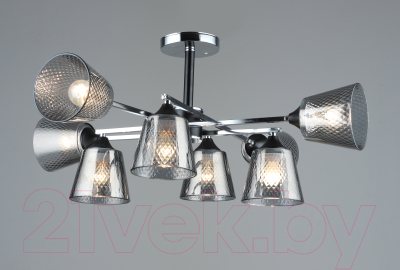 Потолочный светильник Mirastyle SX-N-4081/8 CH+BK