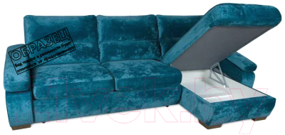 Диван угловой Асмана Форест 160x90 (Plush Chocolate)