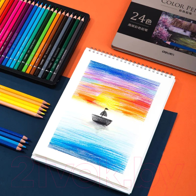 Набор цветных карандашей Deli 6565