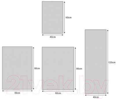 Коврик для ванной Saniteco TBD051723002D