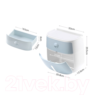 Держатель для туалетной бумаги Saniteco TBD0602515601D