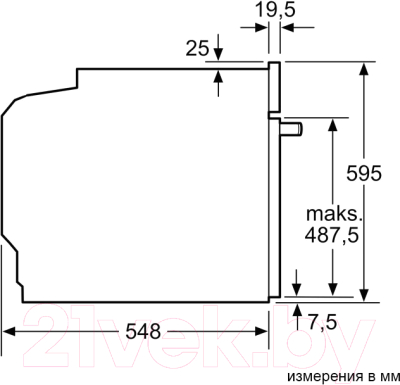 Электрический духовой шкаф Bosch HBA3540B0