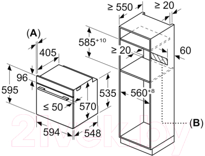 Электрический духовой шкаф Bosch HBA3540B0