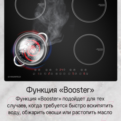 Индукционная варочная панель Maunfeld CVI594WH