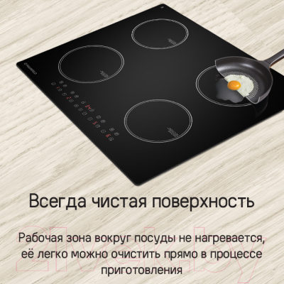 Индукционная варочная панель Maunfeld CVI594WH
