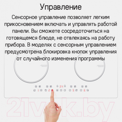 Индукционная варочная панель Maunfeld CVI594WH