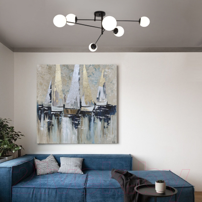 Потолочный светильник Евросвет 30181/6 (черный)